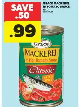 Real Canadian Superstore GRACE MACKEREL IN TOMATO SAUCE, 155 G offer