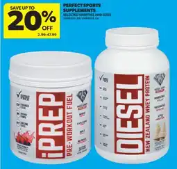 Real Canadian Superstore PERFECT SPORTS SUPPLEMENTS offer