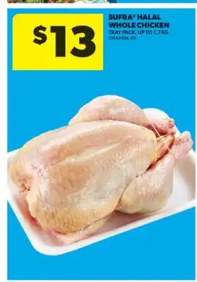 Real Canadian Superstore SUFRA HALAL WHOLE CHICKEN, UP TO 1.7 KG offer