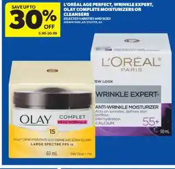 Real Canadian Superstore L' ORÉAL AGE PERFECT, WRINKLE EXPERT, OLAY COMPLETE MOISTURIZERS OR CLEANSERS offer