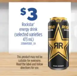 Real Canadian Superstore ROCKSTAR ENERGY DRINK, 473 mL offer