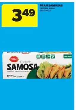 Real Canadian Superstore PRAN SAMOSAS, 400 G offer