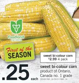 Fortinos SWEET BI-COLOUR CORN offer