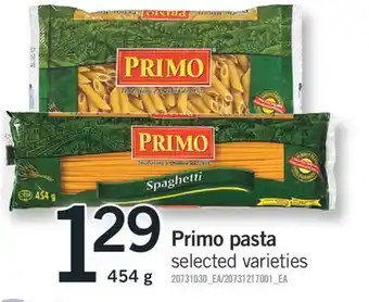 Fortinos PRIMO PASTA 454 g offer