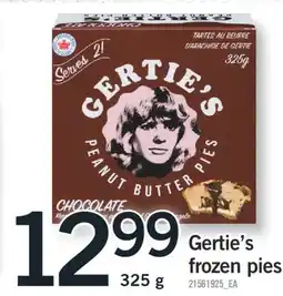 Fortinos GERTIE'S FROZEN PIES, 325 G offer