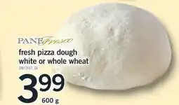 Fortinos FRESH PIZZA DOUGH WHITE OR WHOLE WHEAT, 600g offer