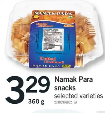 Fortinos NAMAK PARA SNACKS, 360 g offer