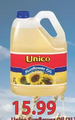 Fortinos UNICO SUNFLOWER OIL (3L) offer