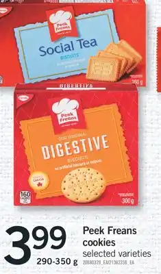 Fortinos PEEK FREANS COOKIES, 290-350 g offer