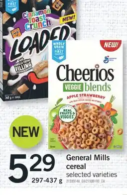 Fortinos GENERAL MILLS CEREAL, 297-437 g offer