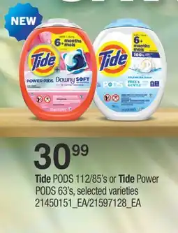 Fortinos TIDE PODS 112/85' S OR TIDE POWER PODS 63' S offer