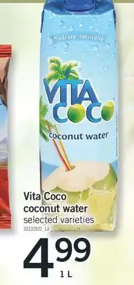 Fortinos Vita Coco coconut water 1 L offer