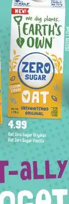 Fortinos OAT ZERO SUGAR ORIGINAL OAT ZERO SUGAR VANILLA offer