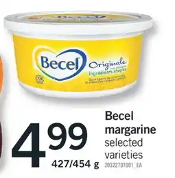 Fortinos BECEL MARGARINE, 427/454 g offer