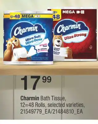 Fortinos Charmin Bath Tissue, 12 = 48 Rolls offer