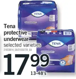 Fortinos TENA PROTECTIVE UNDERWEAR, 13-48's offer