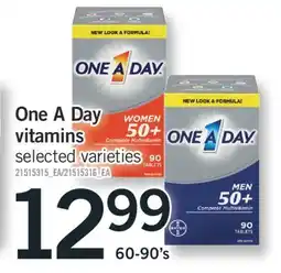 Fortinos ONE A DAY VITAMINS, 60-90's offer