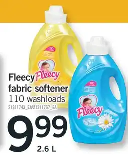 Fortinos FLEECY FABRIC SOFTENER, 2.6 L offer