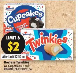 Fortinos HOSTESS TWINKIES OR CUPCAKES offer