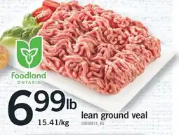 Fortinos LEAN GROUND VEAL offer