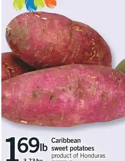 Fortinos CARIBBEAN SWEET POTATOES offer