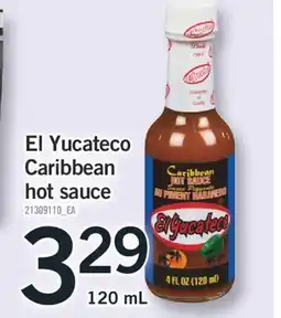 Fortinos EL YUCATECO CARIBBEAN HOT SAUCE, 120 mL offer