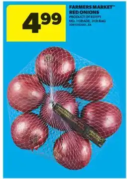 Real Canadian Superstore FARMERS MARKET RED ONIONS, 3 LB BAG offer