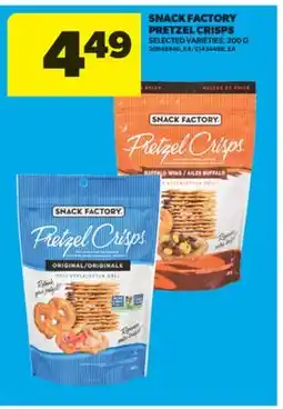 Real Canadian Superstore SNACK FACTORY PRETZEL CRISPS offer