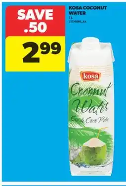 Real Canadian Superstore KOSA COCONUT WATER, 1 L offer