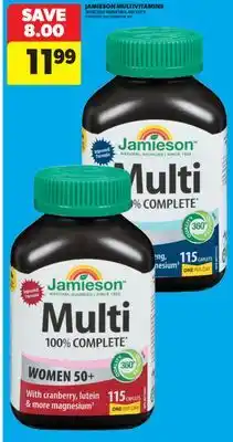 Real Canadian Superstore JAMIESON MULTIVITAMINS, 80/115' S offer