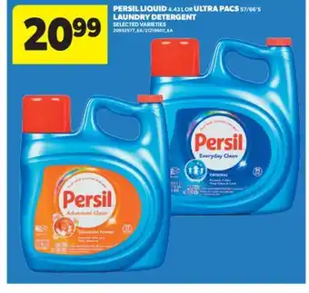 Real Canadian Superstore PERSIL LIQUID 4.43 L OR ULTRA PACS 57/66' S LAUNDRY DETERGENT offer