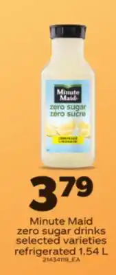 Real Canadian Superstore Minute Maid zero sugar drinks offer