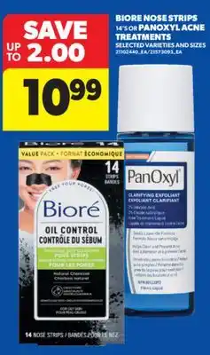 Real Canadian Superstore BIORE NOSE STRIPS 14' S OR PANOXYL ACNE TREATMENTS offer