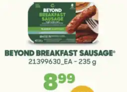 Real Canadian Superstore BEYOND BREAKFAST SAUSAGE , 235 g offer