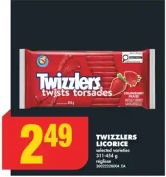No Frills TWIZZLERS LICORICE, 311-454 g offer