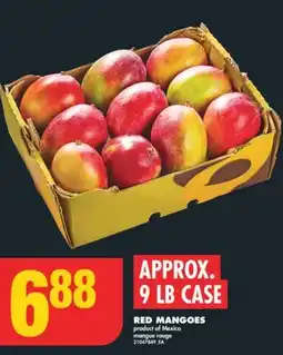 No Frills RED MANGOES, APPROX. 9 LB CASE offer