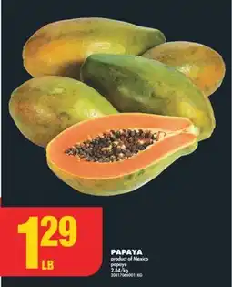 No Frills PAPAYA offer