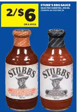 Real Canadian Superstore STUBB'S BBQ SAUCE, 450 ML offer