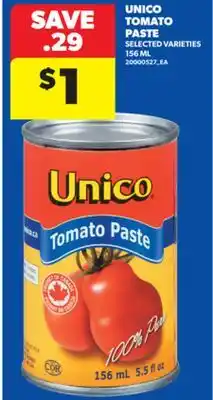 Real Canadian Superstore UNICO TOMATO PASTE, 156 ML offer