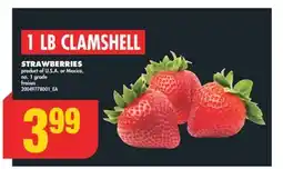 No Frills STRAWBERRIES, 1 LB CLAMSHELL offer