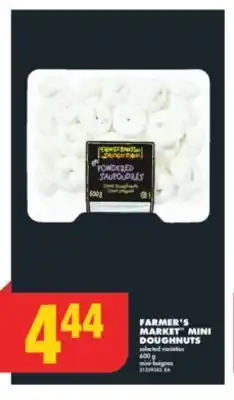 No Frills FARMER'S MARKET MINI DOUGHNUTS, 600 g offer