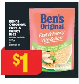 No Frills BEN'S ORIGINAL FAST & FANCY RICE, 132 g offer