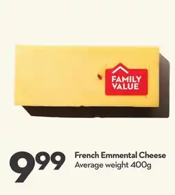 Longo's French Emmental Cheese offer