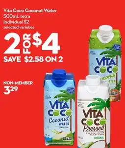 Longo's Vita Coco Coconut Water offer