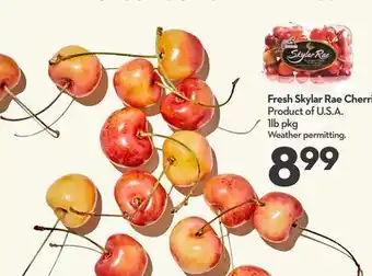 Longo's Fresh Skylar Rae Cherries offer