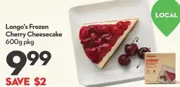 Longo's Longo's Frozen Cherry Cheesecake offer