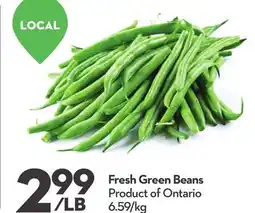 Longo's Fresh Green Beans offer