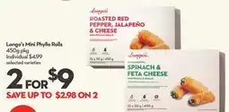 Longo's Longo's Mini Phyllo Rolls offer