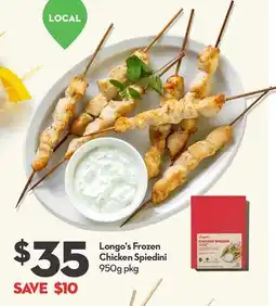 Longo's Longo's Frozen Chicken Spiedini offer