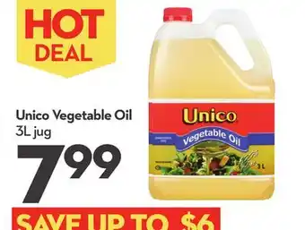 Longo's Unico Vegetable Oil offer